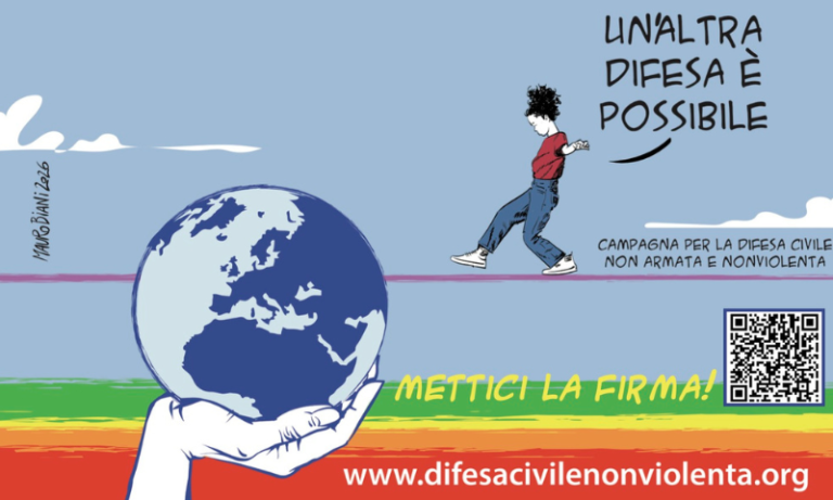 Una difesa civile, non armata e nonviolenta, &egrave; possibile!